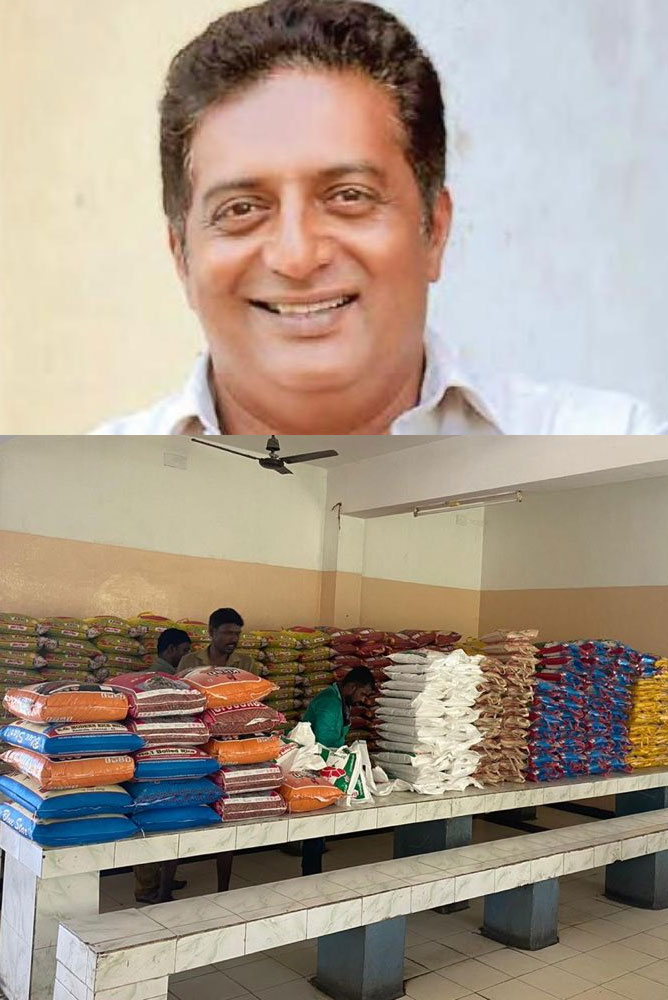 தினமும் 250 பேருக்கு உணவளிக்கும் பிரகாஷ்ராஜ்