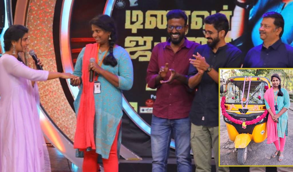 பெண் ஆட்டோ ஓட்டுனருக்கு இன்ப அதிர்ச்சளியத்த “டிரைவர் ஜமுனா” படக்குழு