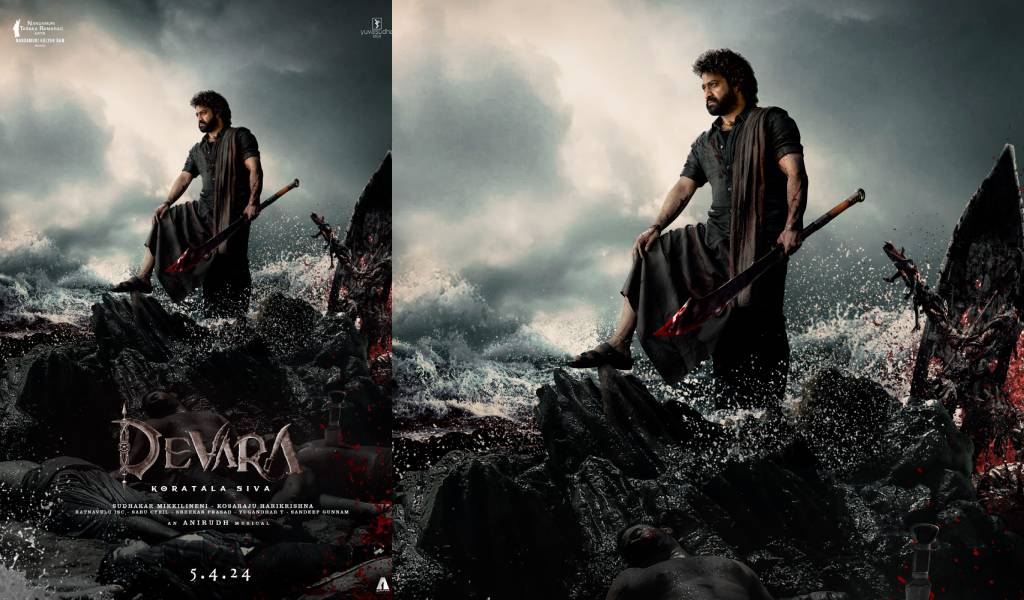 ’என் டி ஆர் 30’ படத்திற்கு தேவாரா என டைட்டில் வைக்கப்பட்டுள்ளது.!