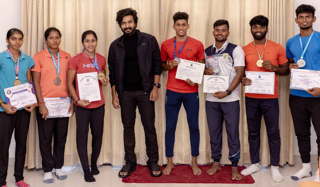 விளையாட்டு வீரர்களுக்கு விஷ்ணு விஷால் அளிக்கவிருக்கும் நிதி உதவி