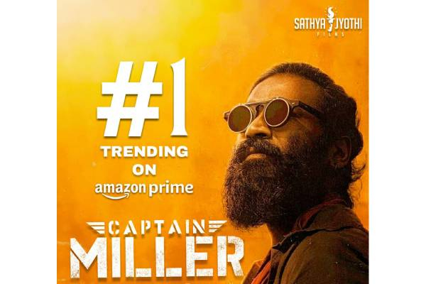 உலகளவில் டிரெண்டிங்கில் கலக்கும் கேப்டன் மில்லர்