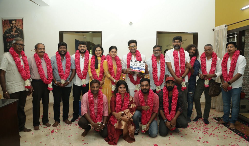 விஷ்ணு விஷால் நடிக்கும் ‘ஆர்யன்’ ஆரம்பம்