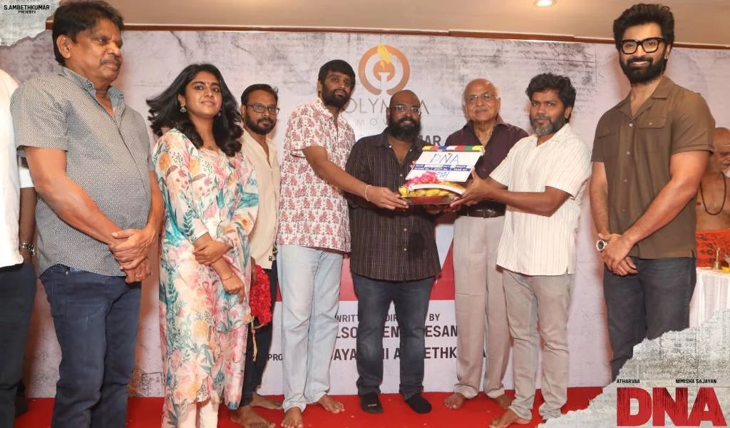 நெல்சன் வெங்கடேசன் இயக்கத்தில் அதர்வா முரளி நடிக்கும் “டிஎன்ஏ”