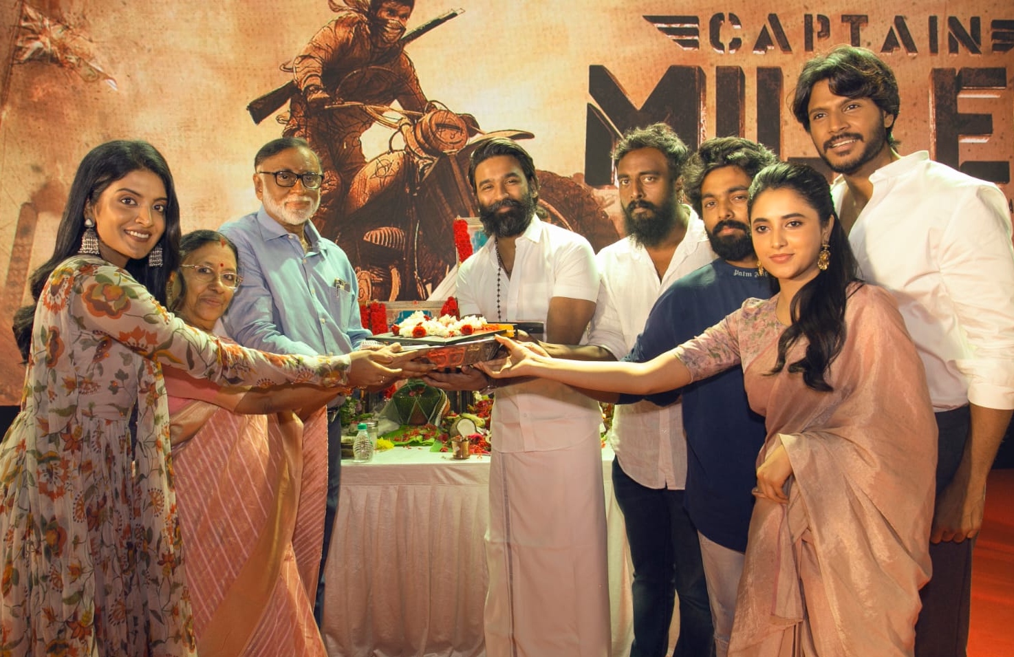 தனுஷ் நடிக்கும் ‘கேப்டன் மில்லர்” இன்று ஆரம்பம்