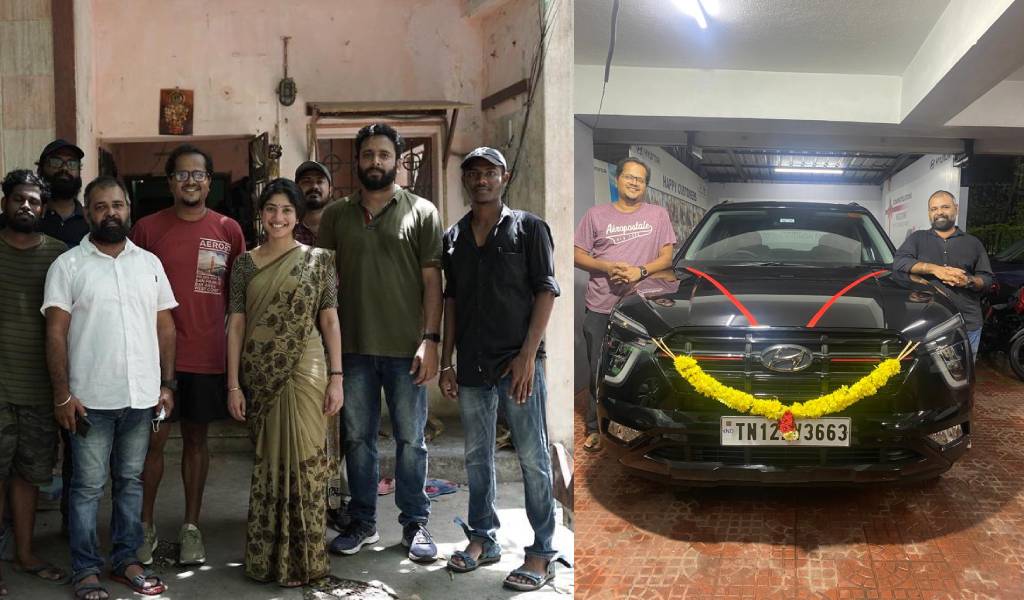 நிர்வாக தயாரிப்பாளருக்கு கார் பரிசளித்த கார்கி பட இயக்குனர்