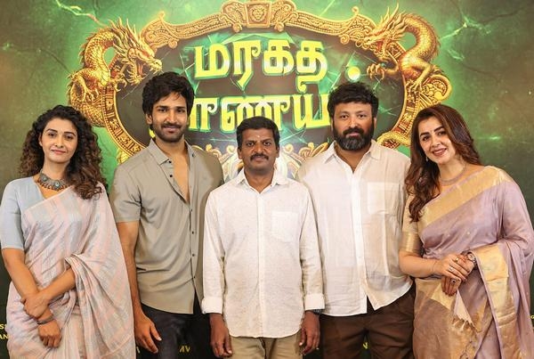 மரகத நாணயம் 2, பூஜையுடன் படப்பிடிப்பு ஆரம்பம்