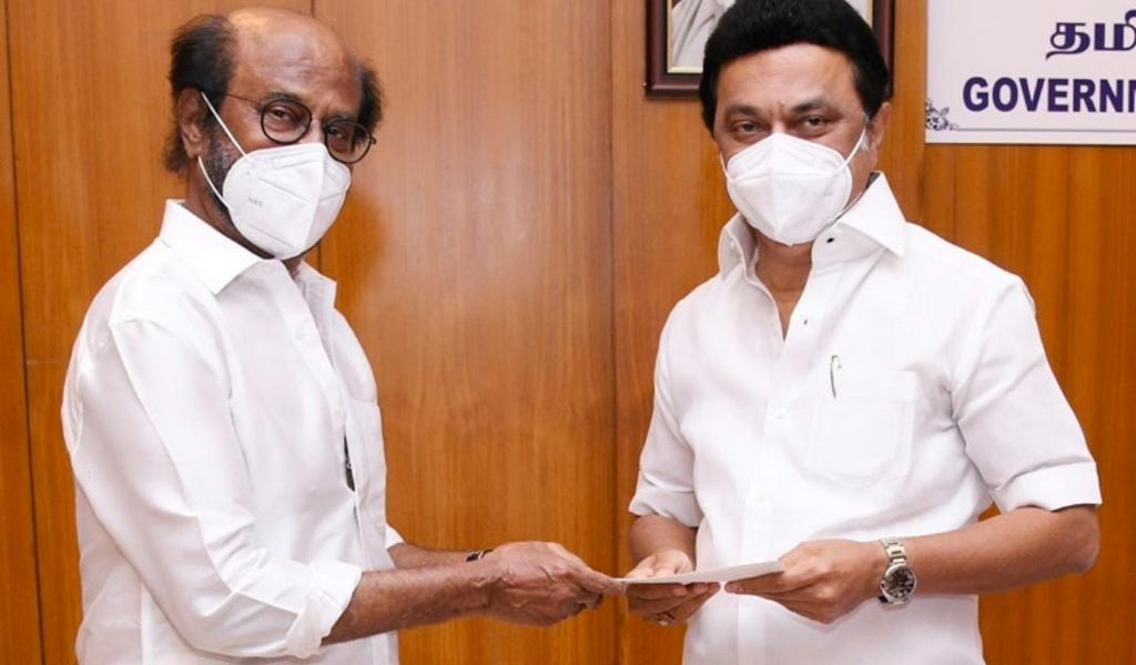 முதல்வர் நிவாரண நிதி – 50 லட்சம் கொடுத்த ரஜினிகாந்த்