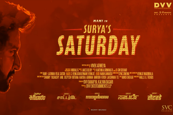 சூர்யா ஸ் சாட்டர்டே, வீடியோ முன்னோட்டம் வெளியீடு